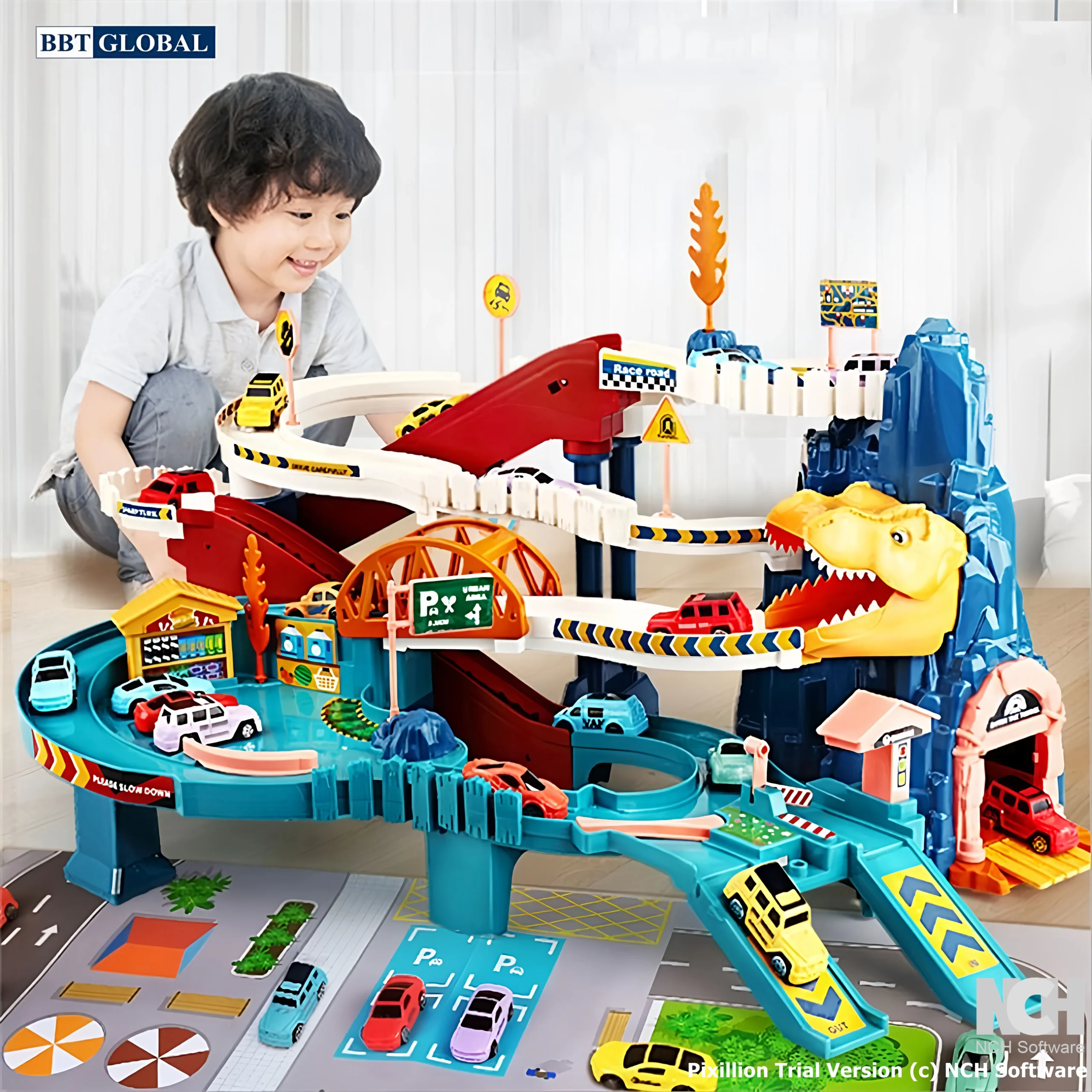 Quy cách đóng thùng chuyên nghiệp cho khách lấy sỉ đồ chơi đường hầm khủng long.